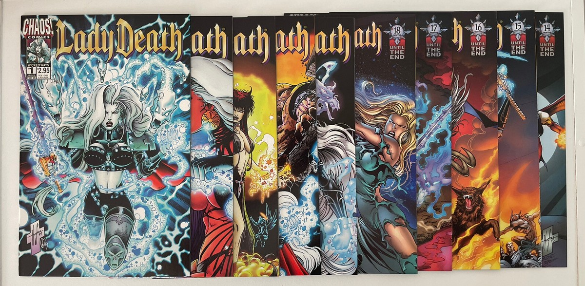 Lady Death Vol 2 (1998) #1 2 3 4 5 6 7 8 9 10 Set Chaos! Comics VF