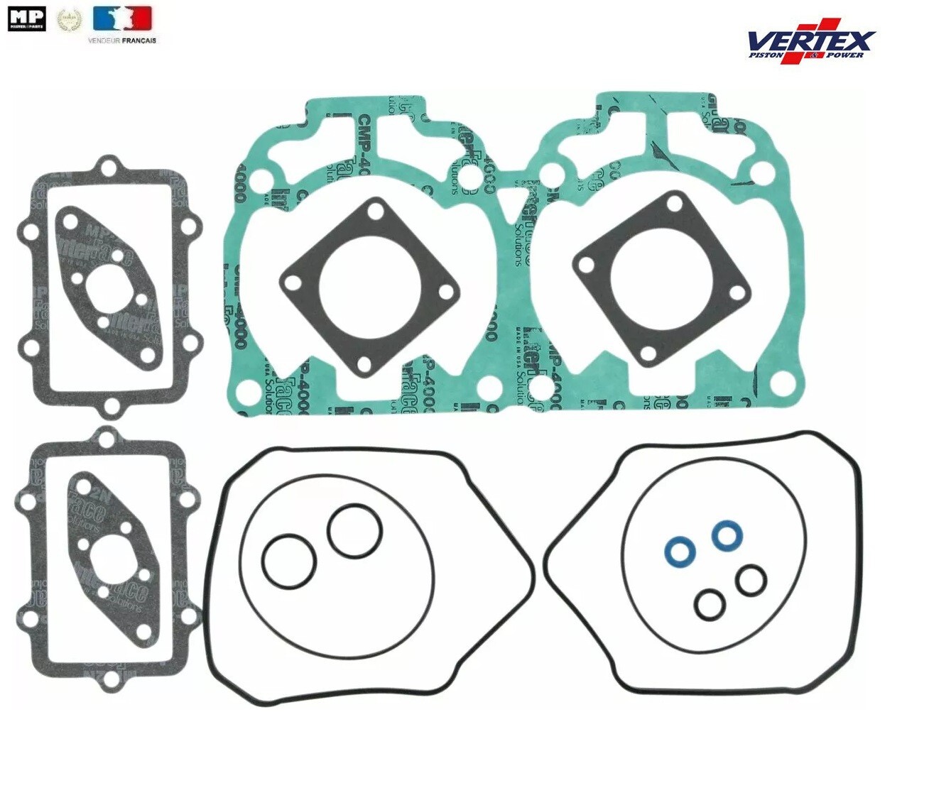 Pochette de joints haut-moteur Vertex pour motoneige Ski-Doo Expedition 600 E-TEC 2012-2018