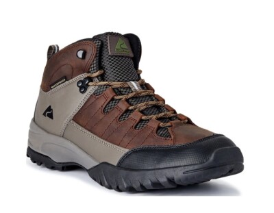 Ozark Trail Men's Brown All-terrain Lace-Up Waterproof Hiking Trail Boots: 10-13