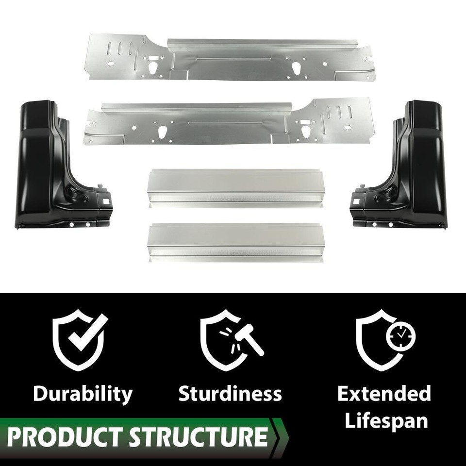 Fit For 99-17 Ford Super Duty Crew Cab Inner Rocker Panels And Cab Corners