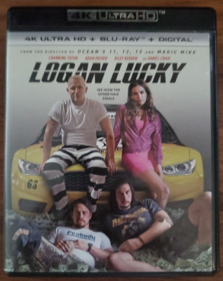 Logan Lucky [4K UltraHD + Blu-Ray] Digital Not Included
