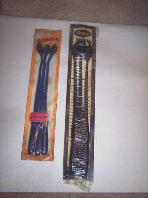 Manns Jelly Worm 9'' Baby Black Snake Lure Bomber 8'' Worm Floats Discontinued