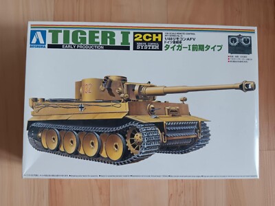 Tiger I EARLY PRODUCTION 2CH Remote Control System 1/48 Aoshima