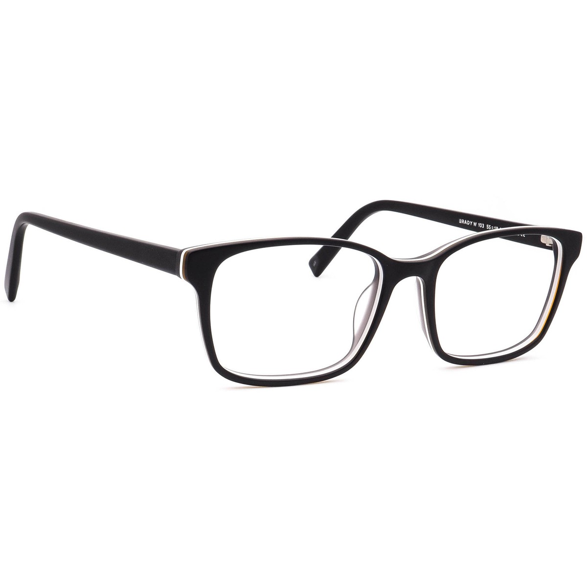 Warby Parker Eyeglasses Brady W 103 Matte Black Eclipse Square