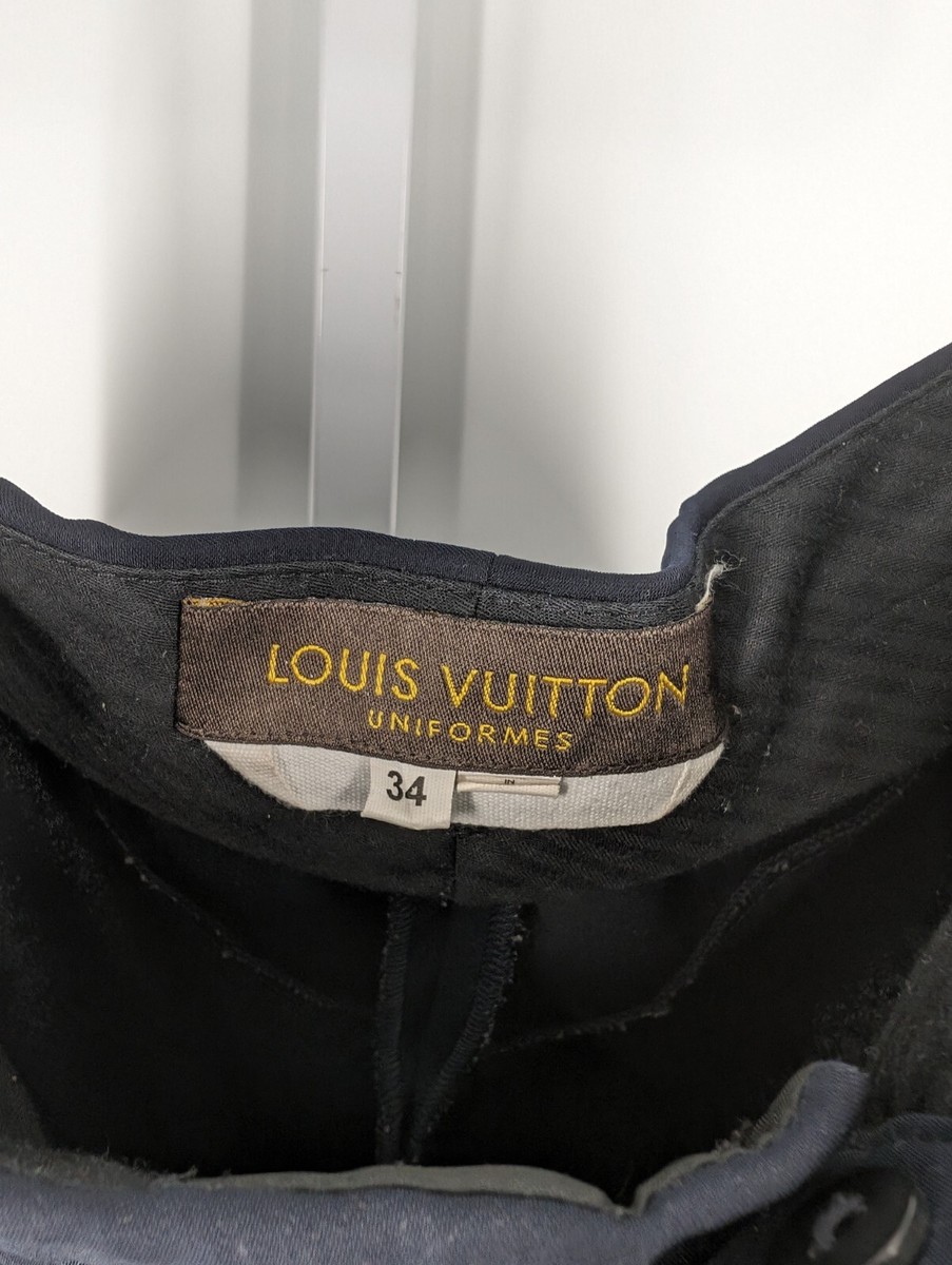 LOUIS VUITTON UNIFORMES ダークブルー シャツ 36