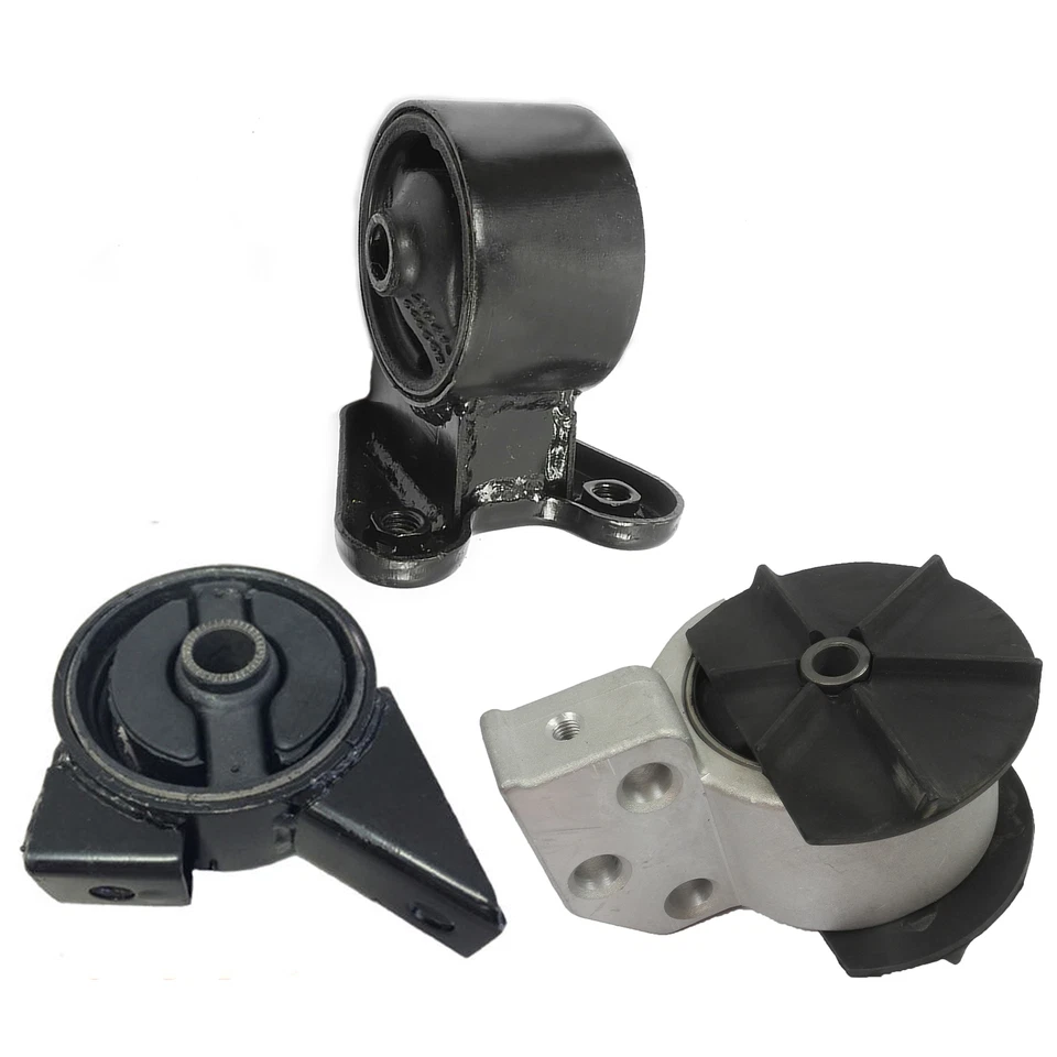 Juego de montaje motor motor 3 piezas nuevo delantero y trasero para Hyundai Accent 2001-2002 1,6 L Foto 2 de 4