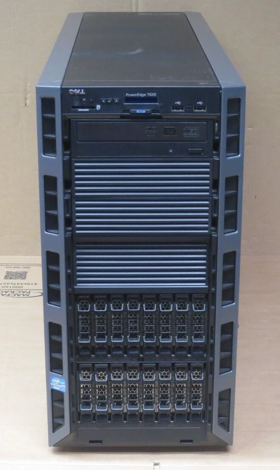 Dell PowerEdge T620 4-Core E5-2609v2 2.50GHz 8GB Ram H710 16-Bay Tower Server - Image 2 of 4