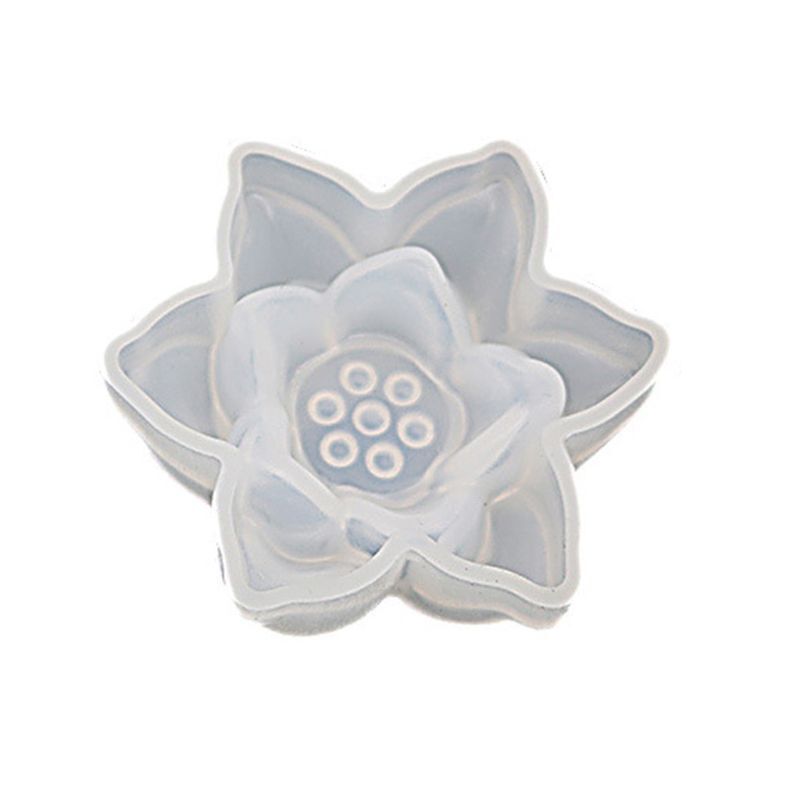 3D Large Lotus Flower Mold Silicone Mold Suitable for Epoxy Resin Casting