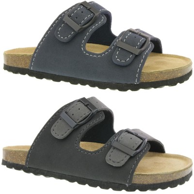 SUPERSOFT 474 002 Kinder Pantolette Sandale Lederfussbett unifarben Gr.27-39