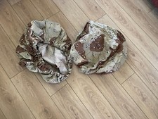 MILITARY DESERT CAMO BACKPACK COVER OR TIRE COVER   NEW   N O S   2  EACH