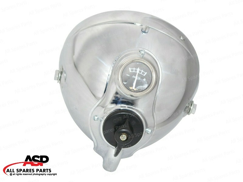 FANALE LUCAS S700 7" TRIUMPH-BSA 1968-70: ORIGINALE USATO AMP - Foto 6