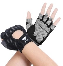 Wrist Wrap Weightlifting Gloves, Medium Gym Gloves with Wrist Wrap Support
