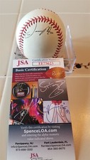 JASON MOTTE signed OML baseball JSA COA CARDINALS CUBS BRAVES