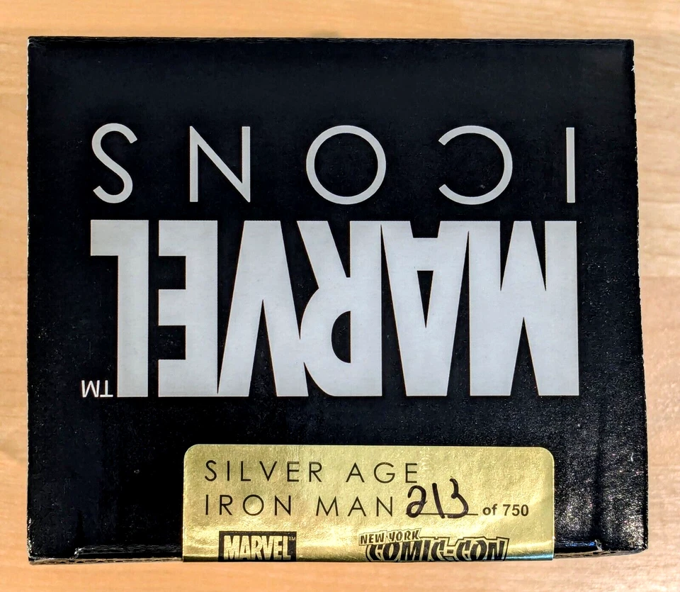 DIAMOND SELECT 漫威标志 银时代 铁人 BUST 5" NYCC 2007 LTD ED 213/750 — 第 4/4 张图片
