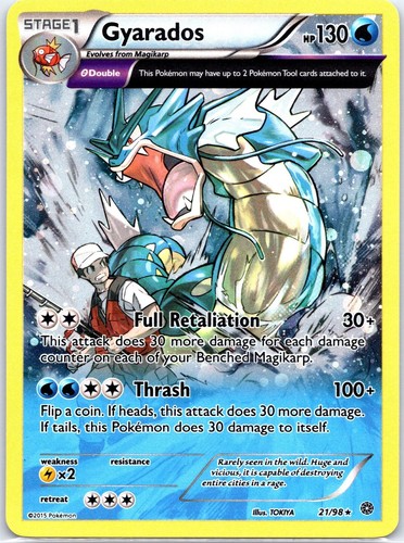 Gyarados 21 - XY - Ancient Origins Pokemon 2015