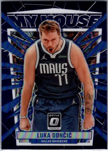Luka Doncic  [Purple] #1 2023 Donruss Optic My House card