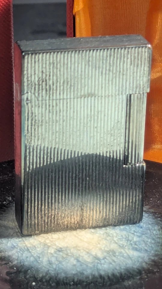 S.T. Dupont Linie 2 Silber + Etui (Leder, Magnetisch), Made In France - Bild 3 von 4