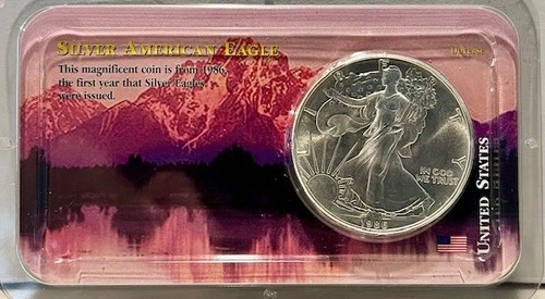 1986 $1 American Silver Eagle 1 oz Coin Uncirculated Rare First Year of Issue