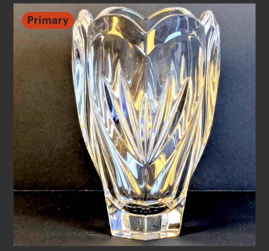 Marquis Waterford Crystal Sweet Memories Vase Germany Heavy