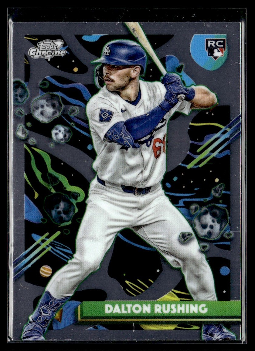2025 Topps Chrome Cosmic Dalton Rushing RC Los Angeles Dodgers #53