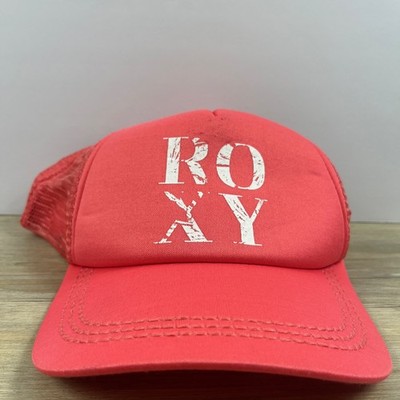 ROXY Hat Pink ROXY Hat Adjustable Hat Adult Fit Hat Pink