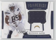 2018 Panini National Treasures Franchise 71/99 Antonio Gates #FT-AG HOF 0ne3