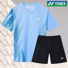 YONEX Men's Table Tennis Badminton T-shirt and Shorts Suit Sports Set 26-031802