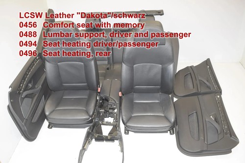 BMW F11 5er Innenausstattung Leder Komfortsitze Sitze Sitzheizung Memory schwarz