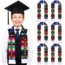 6pcs Kids Kindergarten Graduation Stole Preschool Mexican Sash Class of 2025 ...
