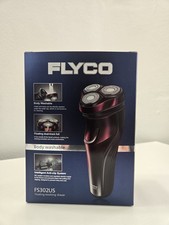 Flyco FS302US Electric Rotary Shaver 3 Head Cordless Rechargeable Wet Dry