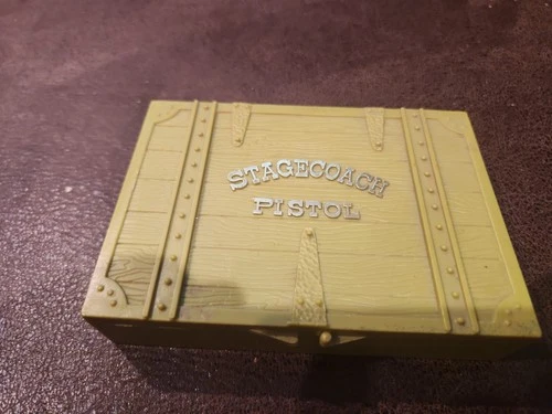 Vintage Marx 1974  Miniature Historic STAGECOACH PISTOL (Works) w Orig. Case