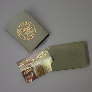 Southern Pacific Railroad Ogden Route Souvenir Playing Cards Deck w/ Case c1920s
