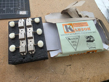 Vintage Kluson Inline 6 Guitar Tuners Strip w/ Original Box