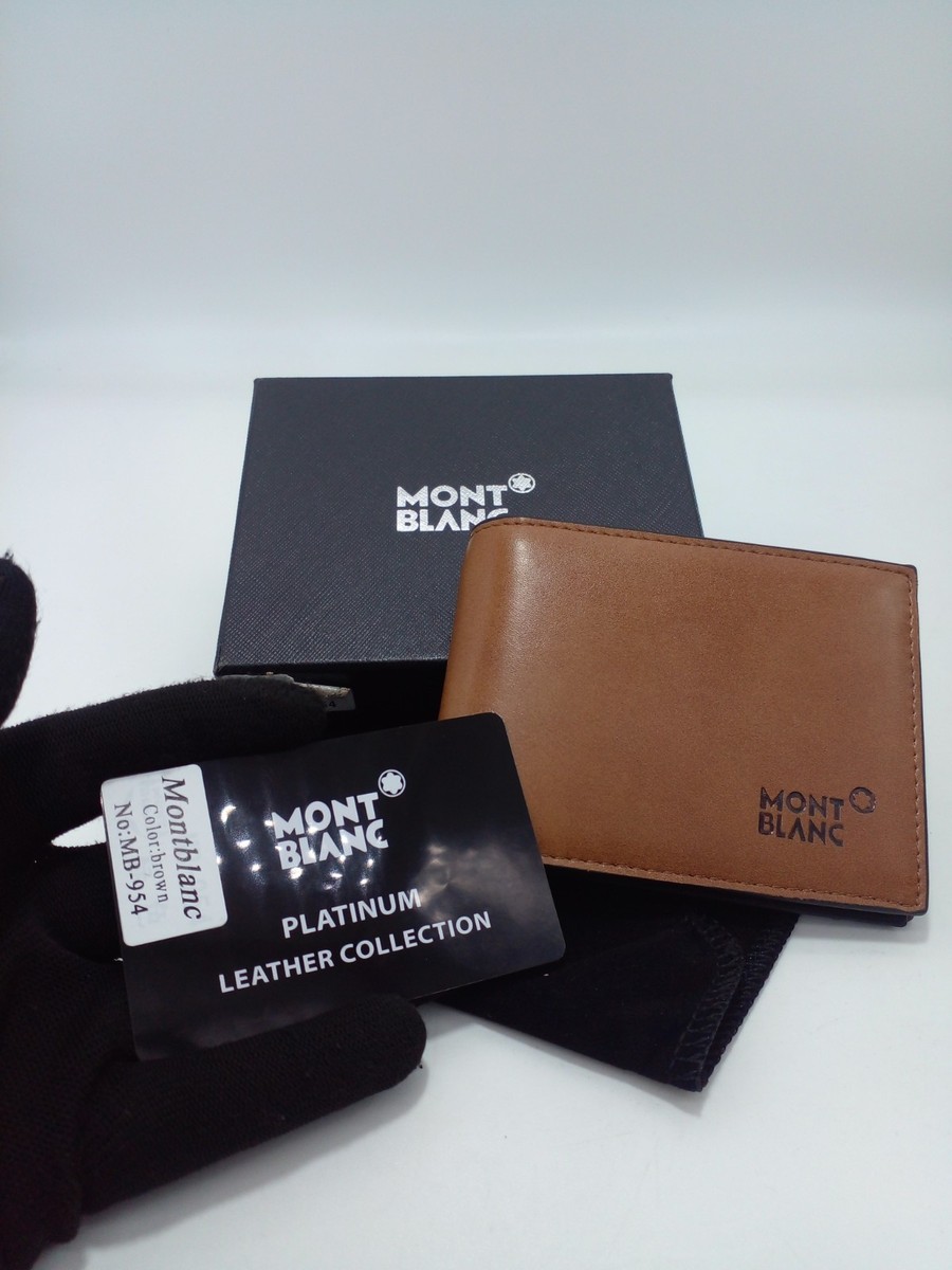 Montblanc Meisterstuck BiFold Credit Card Men's Leather Wallet