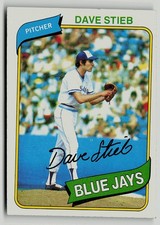 DAVE STIEB ⚾ 1980Topps #77 RC Rookie Toronto Blue Jays