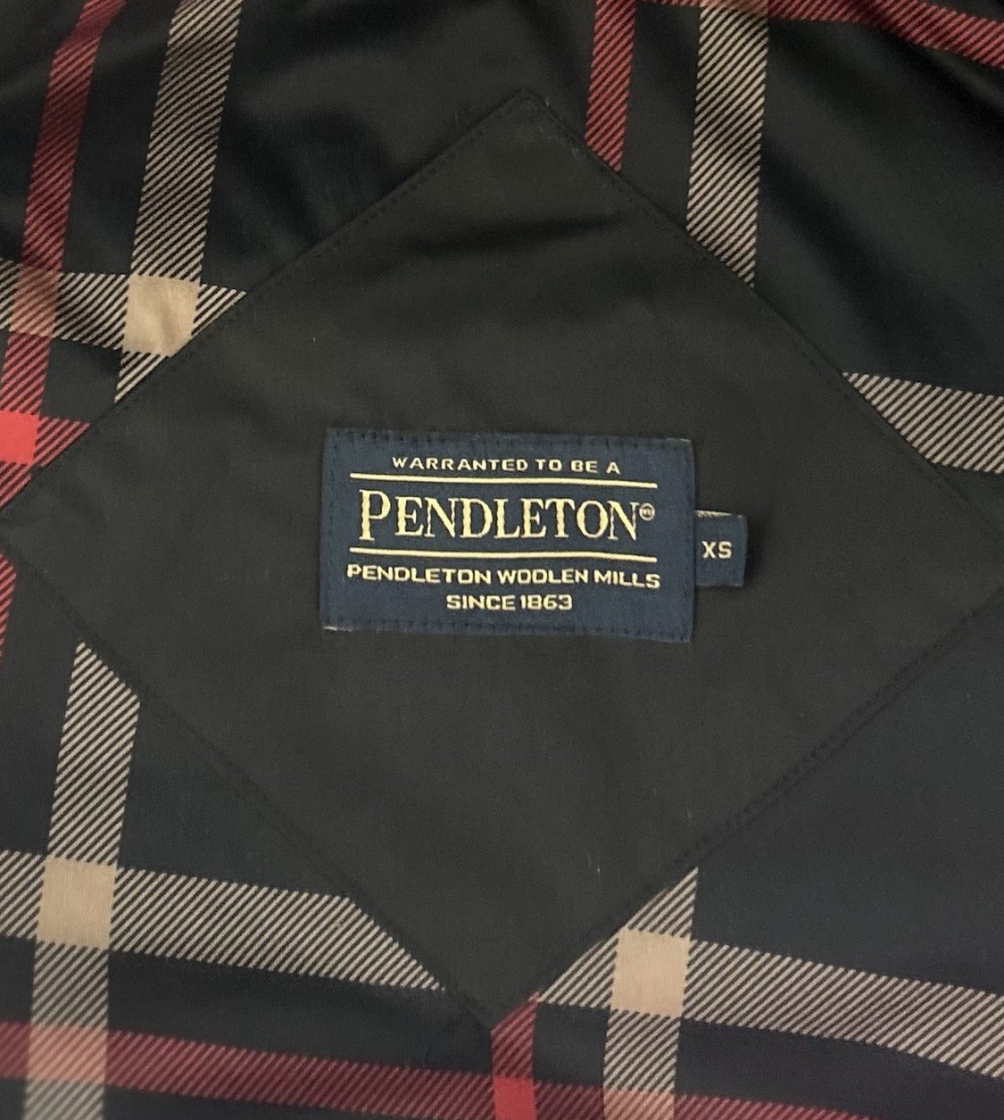 Pendleton  Black Quilted Utility Black Jacket Siz… - image 7