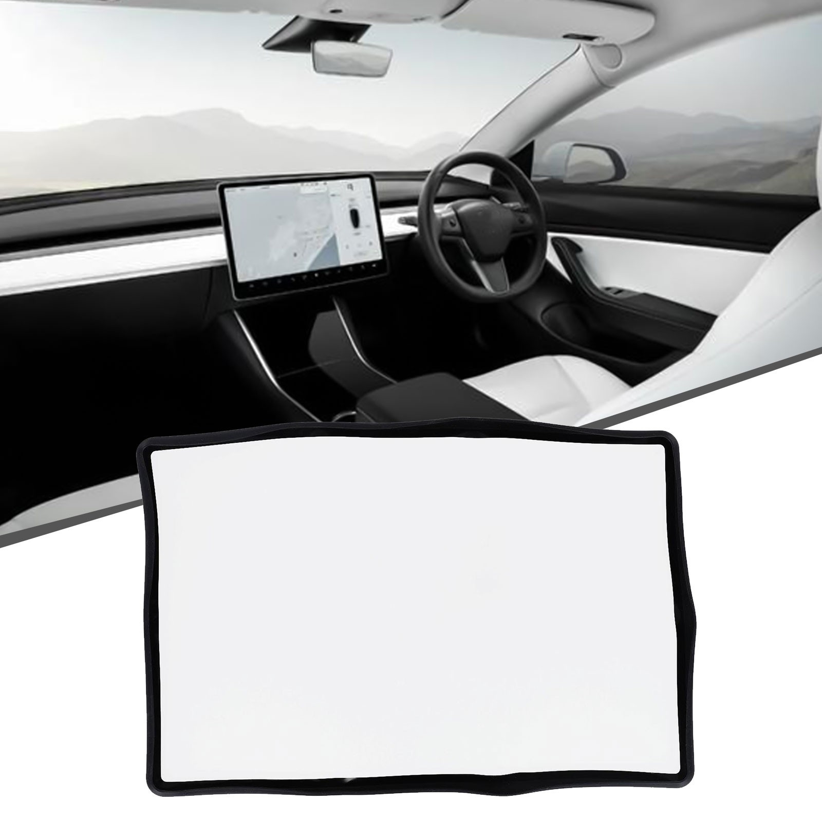 Silicone Screen Protector for Tesla Model 3 Y Protects from External Damage