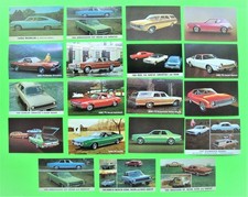 19 Diff Rambler Amc Factory Dealer Postcard 1966 - Up Javelin Marlin Sst Rogue