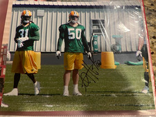 Green Bay Packers 6 autographed photos AJ Hawk, Finley, Peppers, Crosby +