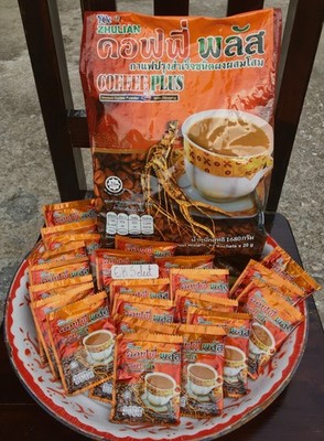 ZHULIAN COFFEE PLUS Instant Coffee Mix with Ginseng & Collagen (84 Sachets)