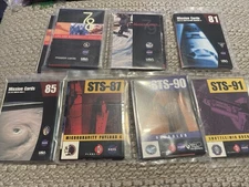 Space Shuttle Sealed  Mission Cards Lot -78, 81, 85, 87, 90, 91
