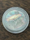 1985 Engelhard Prospector 1oz 999 FINE Silver round Stunning RAINBOW TONING RARE