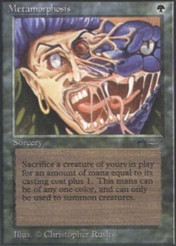 1 x Metamorphosis - Arabian Nights - NM-Mint - MTG