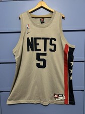 Early 2000’s New Jersey Nets Jason Kidd Nike 1980 Retro Swingman Jersey Mens 2XL