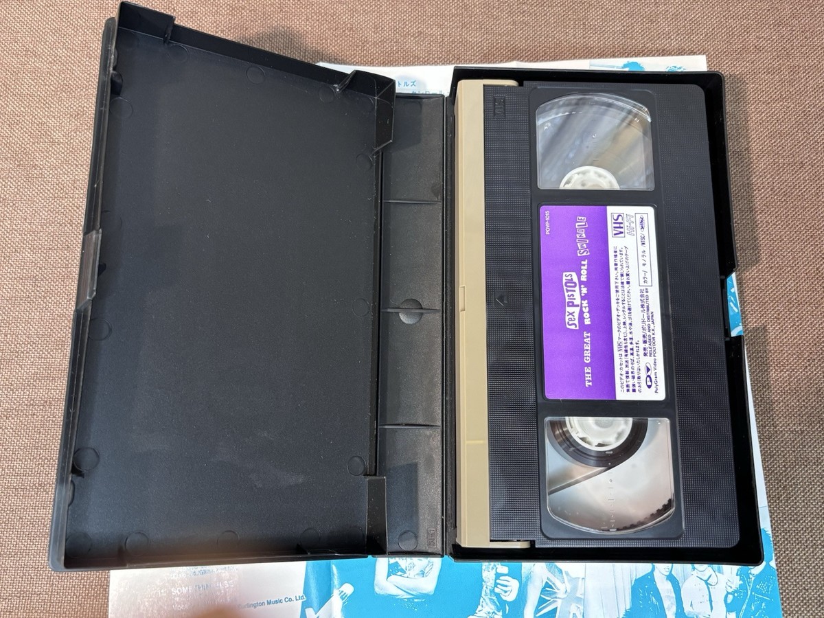 SEX PISTOLS The Great Rock 'N' Roll Swindle JAPAN VHS VIDEO POVP