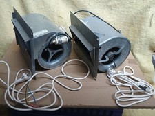 2x FAN 230V heating log burner air circulation air conditioning mvhr extraction 