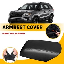 Console Lid Armrest Replacement Cover Skin Fit For 2011-2018 Ford Explorer Black Console Lid Armrest Replacement Cover Skin Fit For 2011-2018 Ford Explorer Black