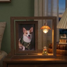 Dog Memorial Gifts for Loss of Dog,Pet Memorial Picture Frame Double Sided Di...