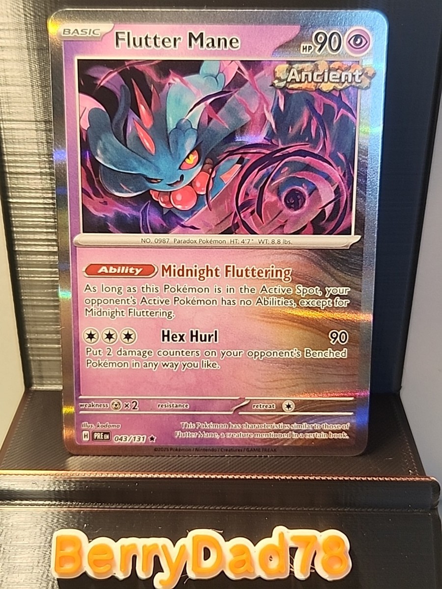 Flutter Mane 043/131 Sv: Prismatic Evolutions Holo Pokémon TCG NM