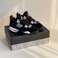 Jordan Air Jordan 4 "White Thunder" Retro Men's Mid-Top Basketball Shoes Sneaker